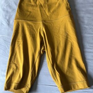 lululemon athletica Yellow Athletic Shorts